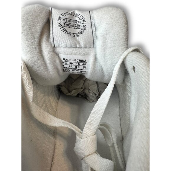 Adidas Mens Super Cup Low Basketball Shoes White Size 9 Pre owned Original Box - Picture 10 of 16